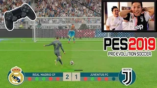 JUVENTUS vs REAL MADRID Penaltis con CASTIGO ¡¡RETO PES2019!!