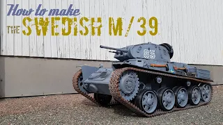 How to make a 1/6 scale Strv M/39 - step by step