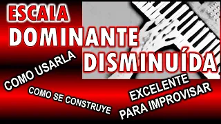 Para Improvisar - Escala Dominante Disminuída - Como usarla