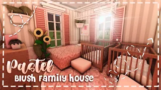 Minami Oroi Bloxburg Speedbuild and Tour   No Gamepass Pastel Blush Family House - June 20 2021