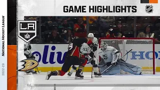 Kings @ Ducks 10/4 | NHL Highlights 2022