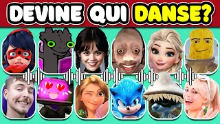 Devine qui DANSE🎶💃🕺 Devine le MEME| Mercredi, MrBeast, Rango Tenge Tenge, LadyBug, Pikachu,TV Woman