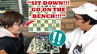 11 Year Old Prodigy's Trash Talk Shocks Chess Troll! Feisty Forest vs Kaiski