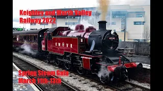 Keighley and Worth Valley Railway - Spring Steam Gala 11th March to 13th March 2022.