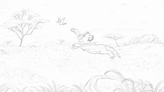 Simba - 2D Animation Test