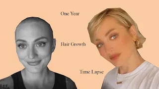 1 Year Hair Growth Time Lapse