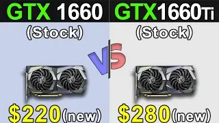 GTX 1660 Vs. GTX 1660 Ti | 1080p and 1440p | New Games Benchmarks