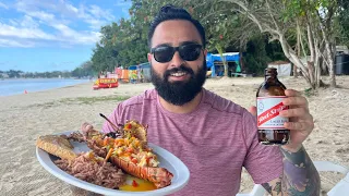 The Best Lobster in the World is in Negril, Jamaica 🇯🇲 *Jamaican Beach Food*