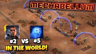 TWO OF THE BEST ARE GOING HEAD TO HEAD! (World Rank 2 vs Rank 5 ) | Mechabellum Gameplay Review