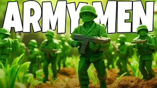Deploying GREEN ARMY MEN Defenses in NEW Battle Simulator! - Toy Shire