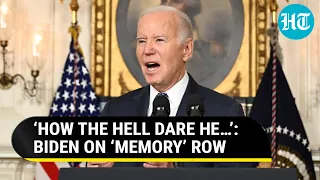 Angry Biden Tells Reporter ‘My Memory Is Fine,’ Then Makes Another Gaffe | Watch