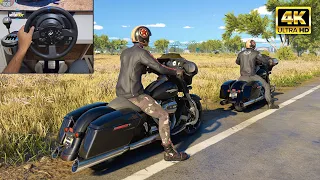 Harley-Davidson Street Glide | The Crew Motorfest | Steering wheel + shifter gameplay