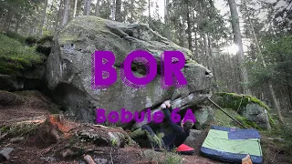 Bouldering - Bor. Bobule 6A.