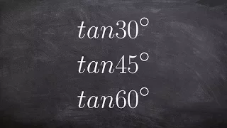 How do you evaluate for tangent function on unit circle