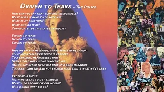 Driven to Tears - The Police (Lyrics)