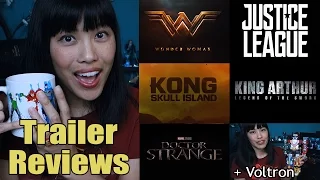 Wonder Woman, Justice League, Kong Skull Island, King Arthur, and Doctor Strange | Trailer Reviews