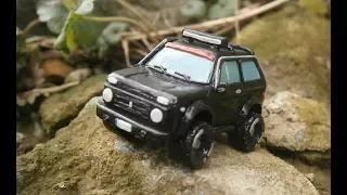 LADA Niva  Лифтованная нива из пластилина