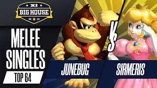 Junebug vs  Sirmeris - Melee Top 64 - The Big House 11