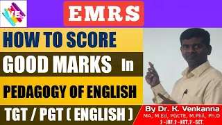 EMRS I Pedagogy of English I # TGT/PGT I # AP-TET DSC I #GURUKULA TGT/PGT I VENKANNA ENGLISHGURU