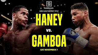 DAZN (LIVE) HANEY vs GAMBOA, WBC LIGHTWEIGHT CHAMPION, #DAZN