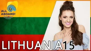 EUROVISION 2018 | Lithuania Top 15