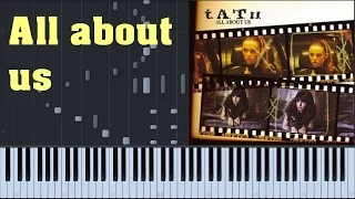 [EASY] How to Play: All about us - T.A.T.U. - Sythesia Piano Cover