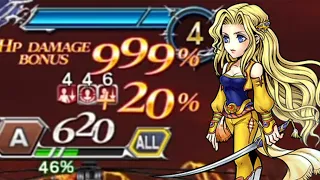 【DFFOO】Did Celes get the best title for defender? | Testing Celes FR BT Solo Shinryu