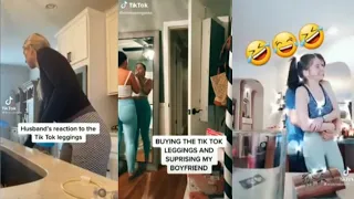 "Buying The Tik Tok Leggings And Surprising My Boyfriend" Tiktok Compilation