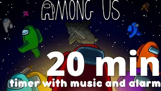 Among Us 20 minute Countdown Timer with  Lo-fi Music and Alarm