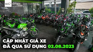 Cập nhật giá xe Kawasaki đã qua sử dụng 02.08.2023 tại MaxMoto Sài Gòn  | MAXMOTO |