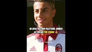 10 years ago Hachim mostur join Ac milan for €500k at 12 years old🗣️