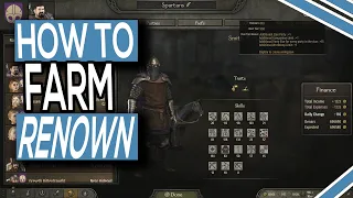 How To Farm Renown Quicker In Mount & Blade 2 Bannerlord PS & XBOX