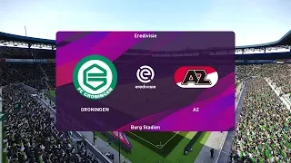 PES 2020 | Groningen vs AZ Alkmaar - Eredivisie | Full Gameplay | 1080p 60FPS