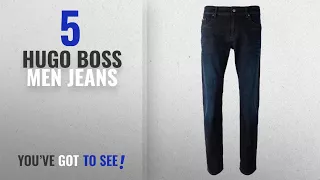 Top 10 Hugo Boss Men Jeans [ Winter 2018 ]: Hugo Boss Men's Delaware Slim Fit Green Label Stretch