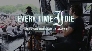 Every Time I Die - Floater [Goose Holyoak] Drum Cam [Van's Warped Tour] 2018