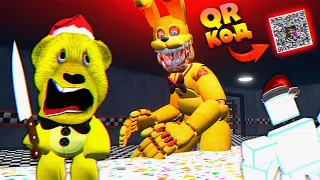 FNAF PLAY с НОЖОМ ПРОТИВ КОШМАРНОГО ПИТ СПРИНГ БОННИ + СЕКРЕТНЫЙ QR КОД и БОСС СКОТТ во ФНАФ !!!