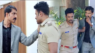 #HomeMinister के बेटे को खींच के लेगाया पुलिस अफसर || Movie - Rustum (Part - 02) || Action Scene