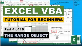 Excel VBA Tutorial for Beginners (Part 4/10): The Range Object