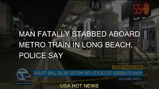 #Metro #Beach #Long #stabbing #long #police #blue #stabbed #beach #aboard #line #train #metro #fatal