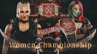 ASUKA VS RHEA RIPLEY - WOMEN'S CHAMPIONSHIP - WWE 2K20 WRESTLEMANIA 37 SIMULATION