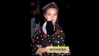 Drew Barrymore's 90s Looks