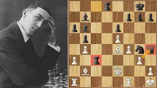 "Rubinstein's Immortal Game" || When Sacrificing the QUEEN isn't Enough!