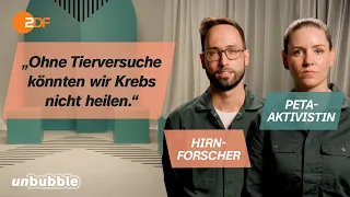 Tierversuche: Forschung oder Qual? PETA-Aktivistin trifft Hirnforscher | Sag's mir | unbubble