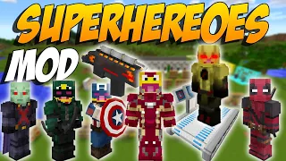 ОБЗОР МОДА FISK SUPERHEROES В МАЙНКРАФТ ЧАСТЬ2 #игры #рекомендации #майнкрафт #марвел