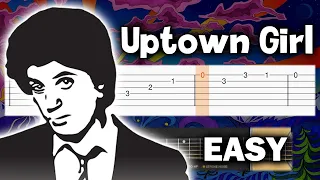 Billy Joel - Uptown Girl - EASY Guitar tutorial (TAB)