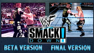 WWF SmackDown! - Beta vs. Final Comparison