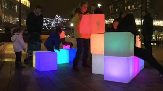 London: Canary Wharf WINTER LIGHTS 2018