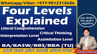 Four Levels of Interpretation | Bachelors First Year | Compulsory English |English Guru Nepal |2021