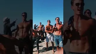 Behind the scenes of TopGun Maverick (Pre-workout beach scene)