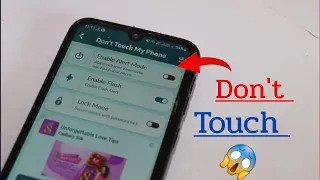 Don't Touch My Phone | Enable Alert Mode